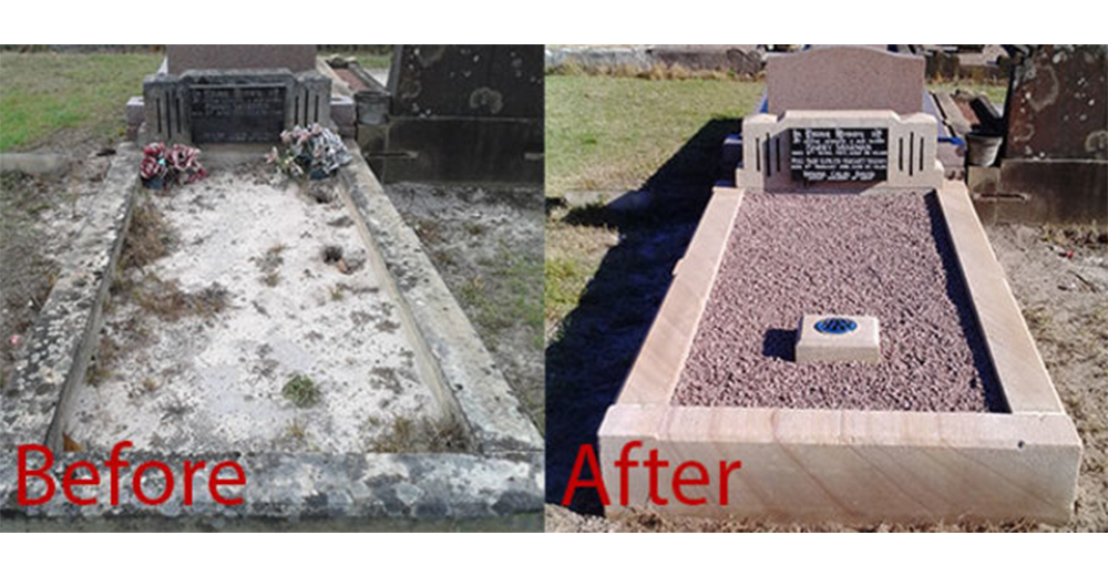Headstone example