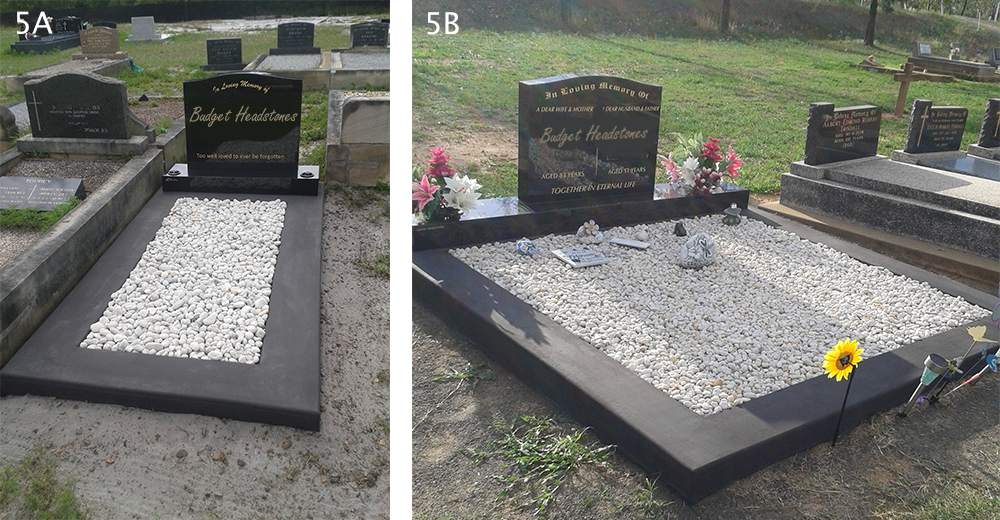 Headstone example