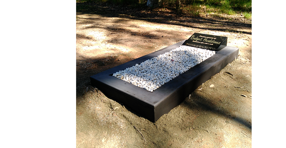 Headstone example