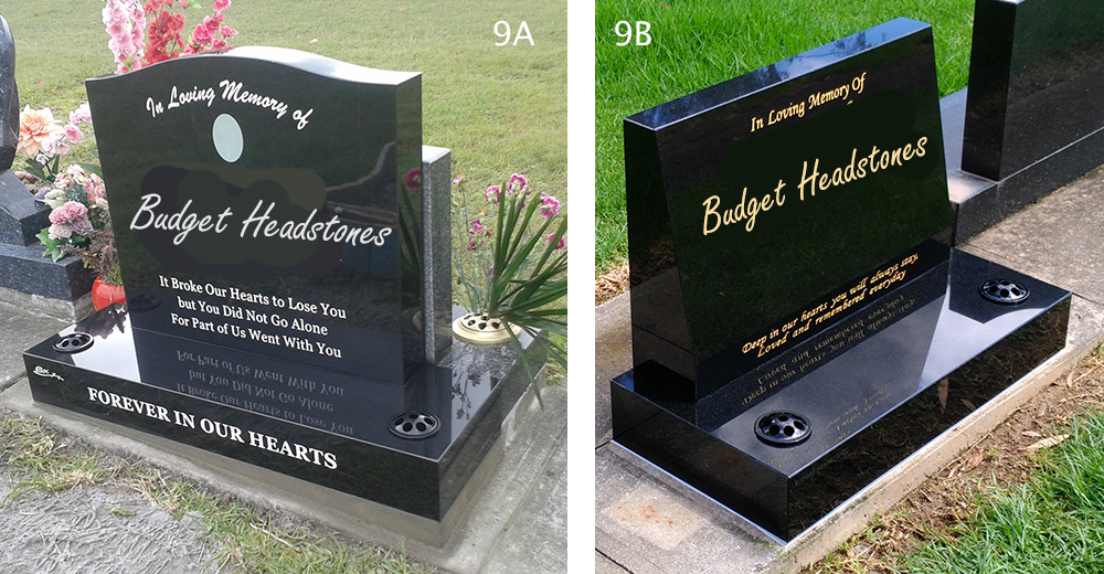 Headstone example